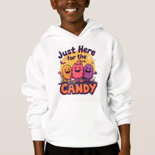 Just Here for the Candy – Funny Halloween Quote De