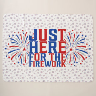 Just Here For The Fireworks Funny For Couple Sherpa Blanket
