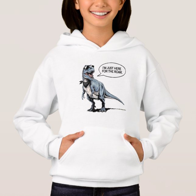 Just Here for the Roar – Retro Dinosaur (Front)