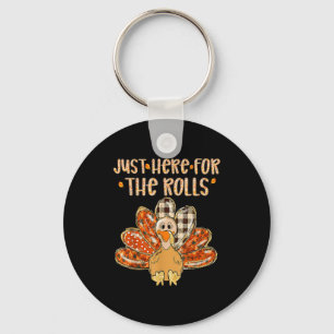Just Here For The Rolls Family Thanksgiving Turkey Key Ring