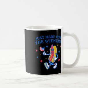 Just Here For The Wieners 4th Of July Hot Dog 4 Coffee Mug