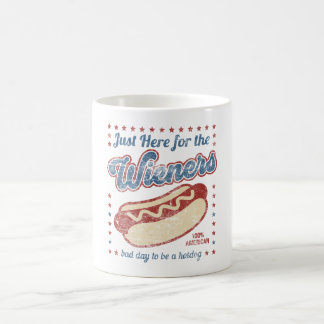 Just Here For The Wieners Bad Day To Be A Hotdog Coffee Mug
