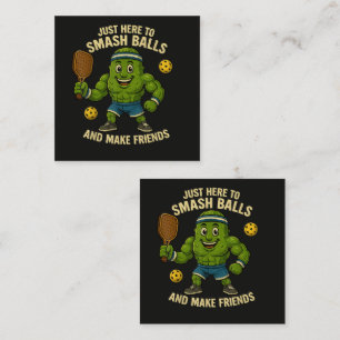 Just Here to Smash Balls and Make Friends Enclosure Card