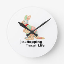 Just Hopping Through Life Kangaroo Design