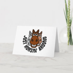 Just Horsin' Around, Horse Card