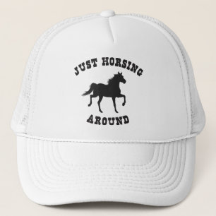 Just Horsing Around Horse Trucker Hat