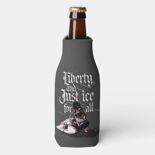 Just Ice For All (Hockey) Bottle Cooler (Bottle Front)