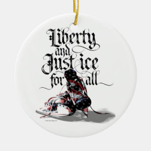 Just Ice For All (Hockey) Ceramic Tree Decoration