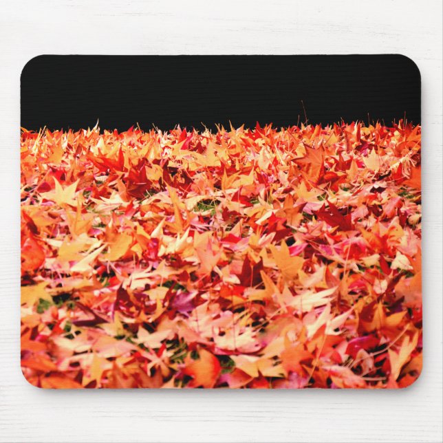 Just in Time for Autumn - Maple Leaves Mouse Mat (Front)