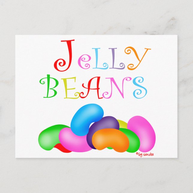 Just Jelly Beans Postcard (Front)