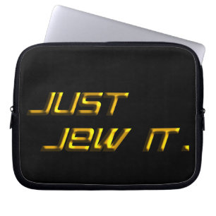 Just Jew It Laptop Sleeve