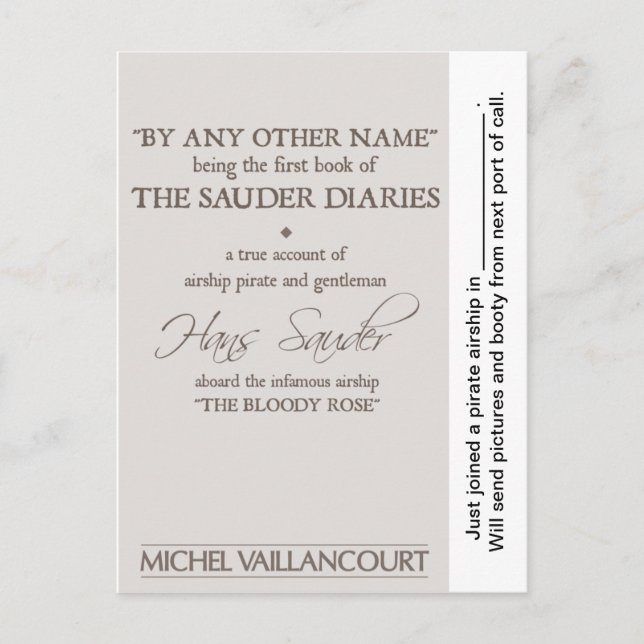 "Just Joined" Postcard (Front)