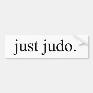 Just Judo Bumper Sticker