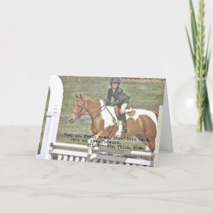 JUST JUMP Greeting Card