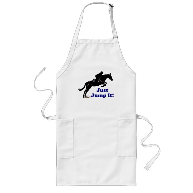 Just Jump It! Horse Long Apron (Front)