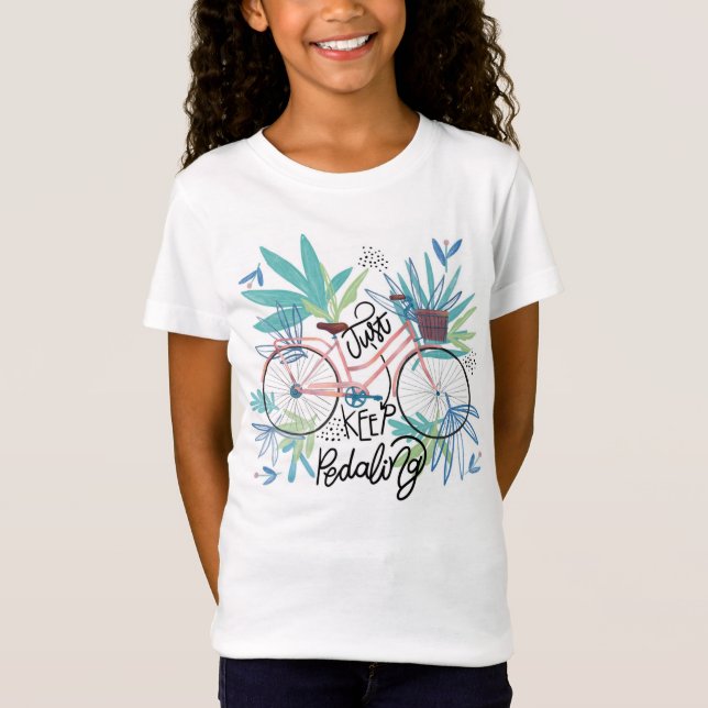 Just Keep Peddling T-Shirt (Front)