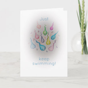 Just keep Swimming Card