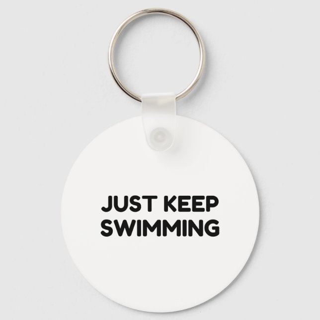 JUST KEEP SWIMMING KEY RING (Front)