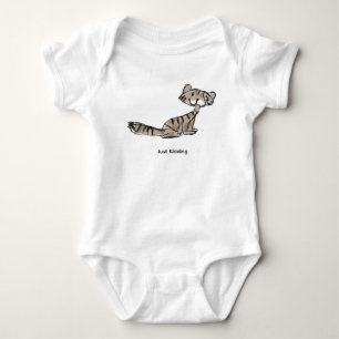 Just Kidding Funny Cat Baby Bodysuit