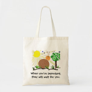 Just Kids at Heart - Snail (1a) - Important Person Tote Bag