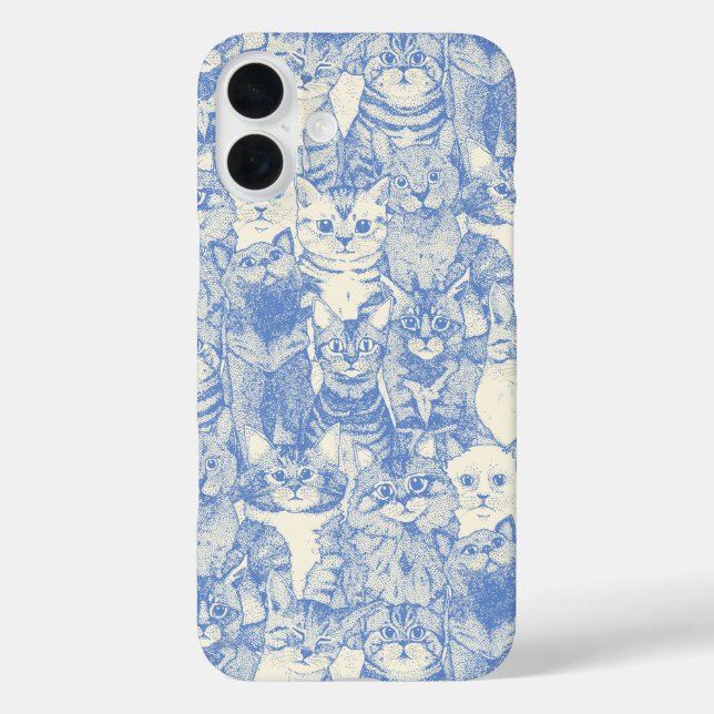 just kittens blue Case-Mate iPhone case (Back)