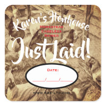 JUST LAID EGG LABEL