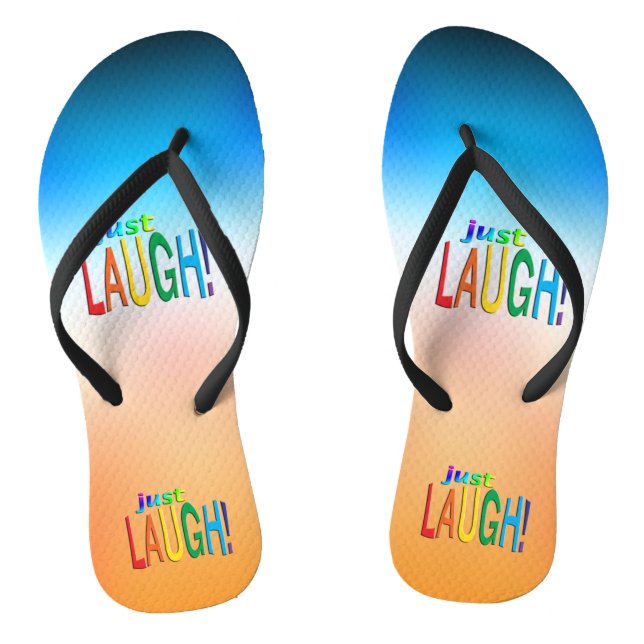 Just Laugh  Flip Flops (Footbed)