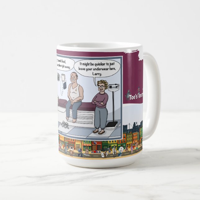 Just Leave Your Underwear | Get Well Classic Coffee Mug (Front Right)