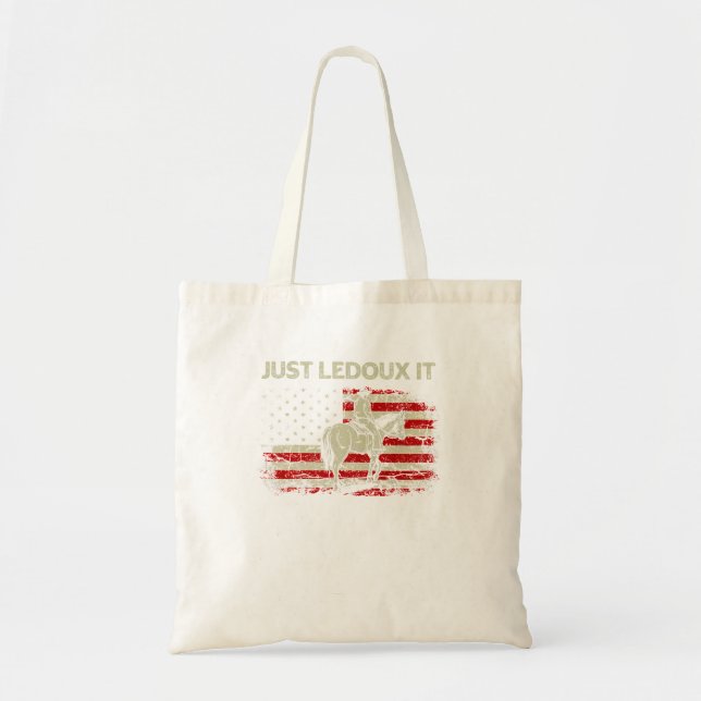 Just Ledoux It Cowboy Whiskey Wine Lover  Tote Bag (Front)