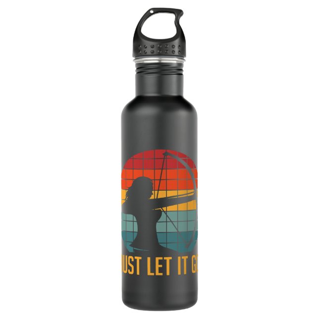 Just Let It Go For Archery Lover 710 Ml Water Bottle (Front)