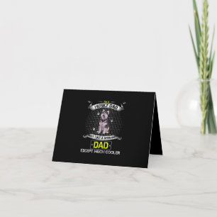 Just Like A Normal Dad Except Much Cooler Gift Thank You Card