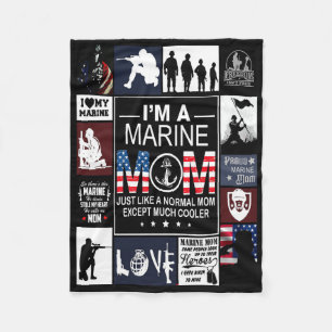 Just Like A Normal Mum Except Much Cooler Fleece Blanket