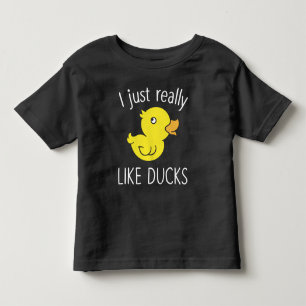 Just Like Ducks Funny Duck Lover Toddler T-Shirt