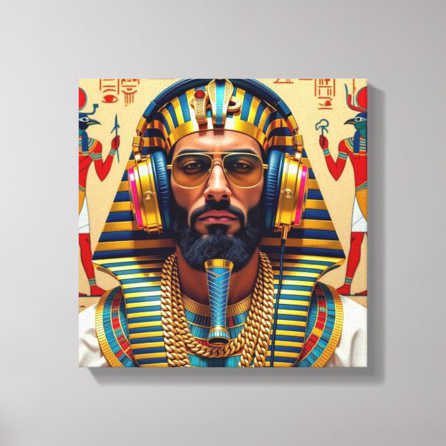 JUST LIKE PHARAOH TUT CANVAS PRINT (Front)