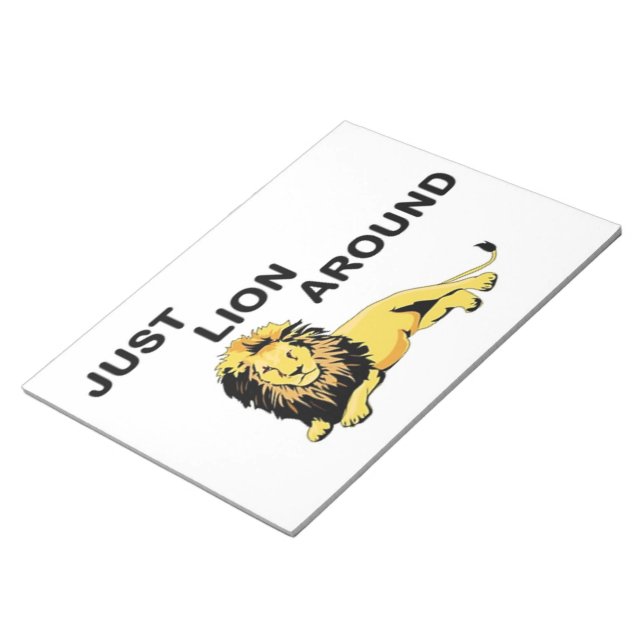 JUST LION AROUND NOTEPAD (Angled)