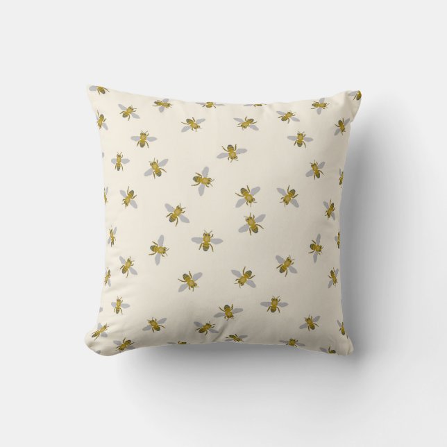 just little bees cushion (Front)