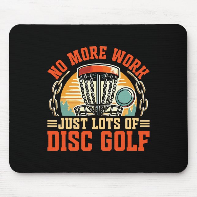 Just Lots Of Disc Golf Retirement Disc Golf  Mouse Mat (Front)