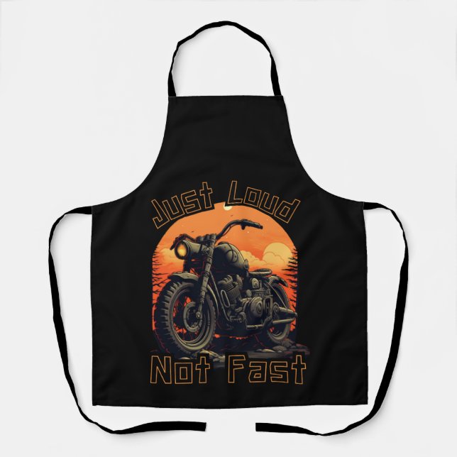 Just loud, not fast motorcycle, chopper apron (Front)
