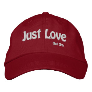 Just Love Bible Quotes Customise it Embroidered Hat