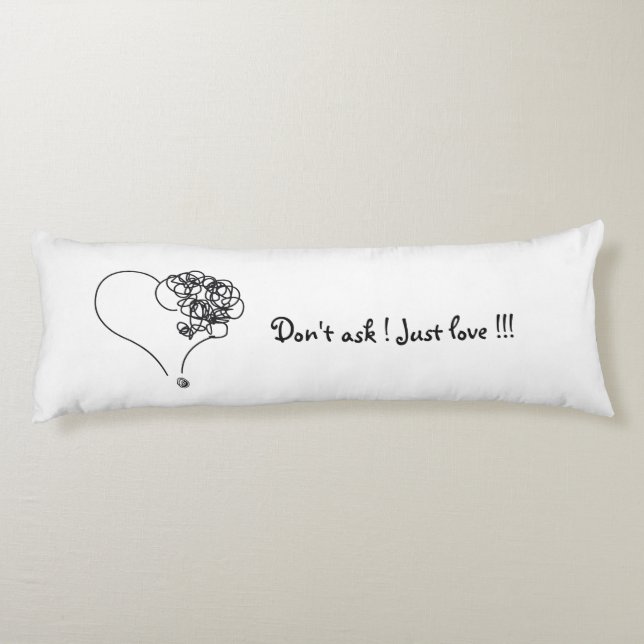 Just love body pillow (Back)