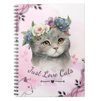 Just Love Cats Notebook