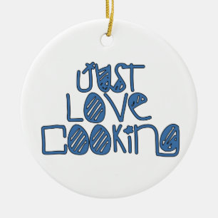 Just Love Cooking Ceramic Tree Decoration