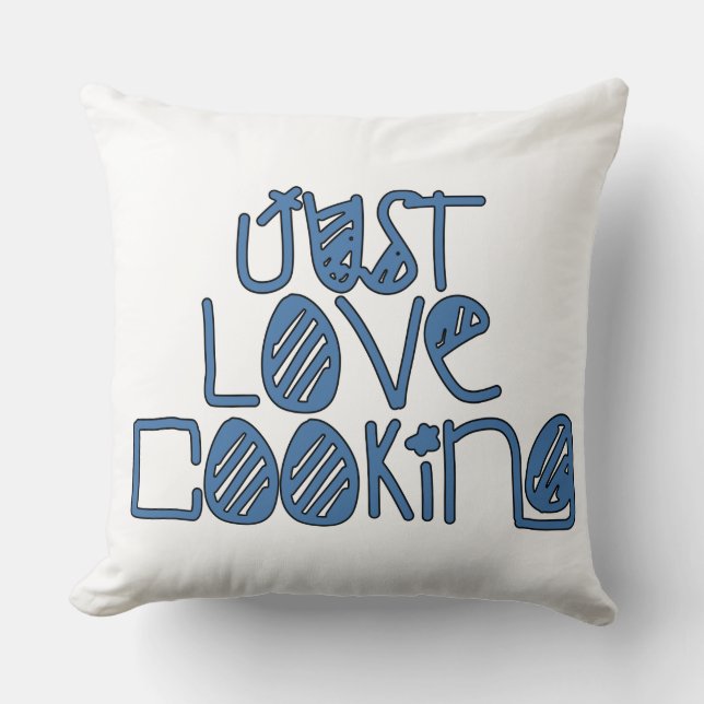 Just Love Cooking Cushion (Front)