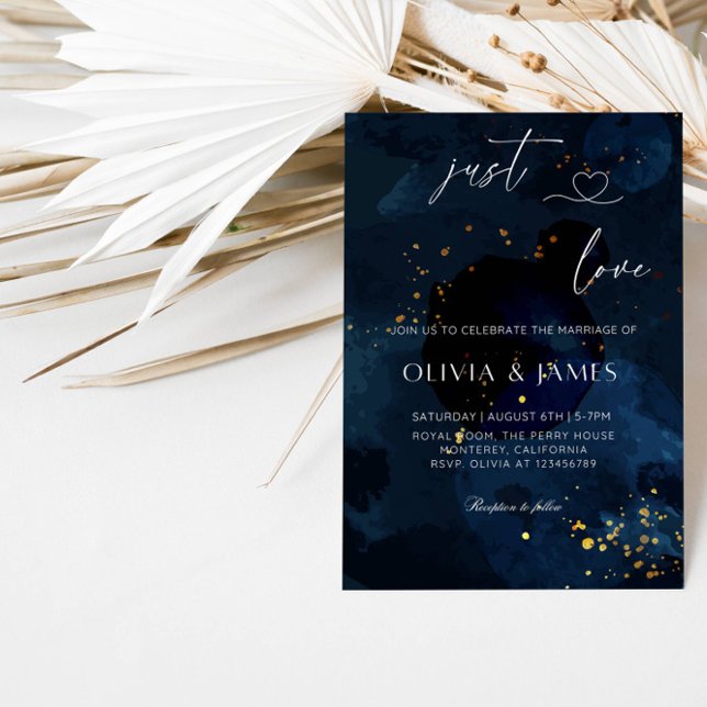 Just Love Elegant Wedding Party Invitation (Creator Uploaded)