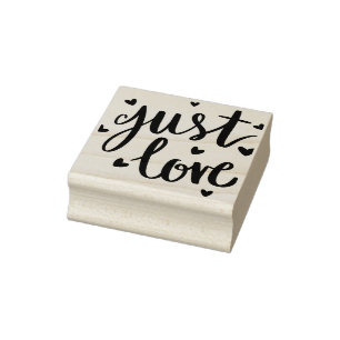 Just Love Rubber Stamp