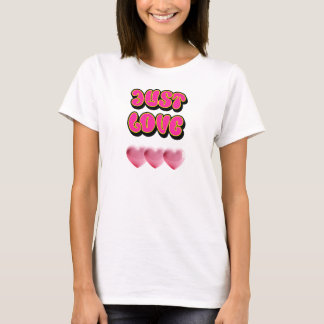 Just Love: Y2K 2000s Heart Tee