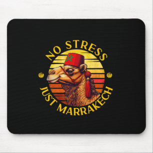 Just Marrakech Camel Sunset Morocco Trip Marrakesh Mouse Mat