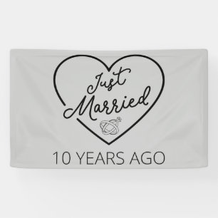 Just Married 10 Years Ago III Banner