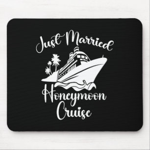 Just Married 2023 Wedding Ring Matching Tee Honeym Mouse Mat