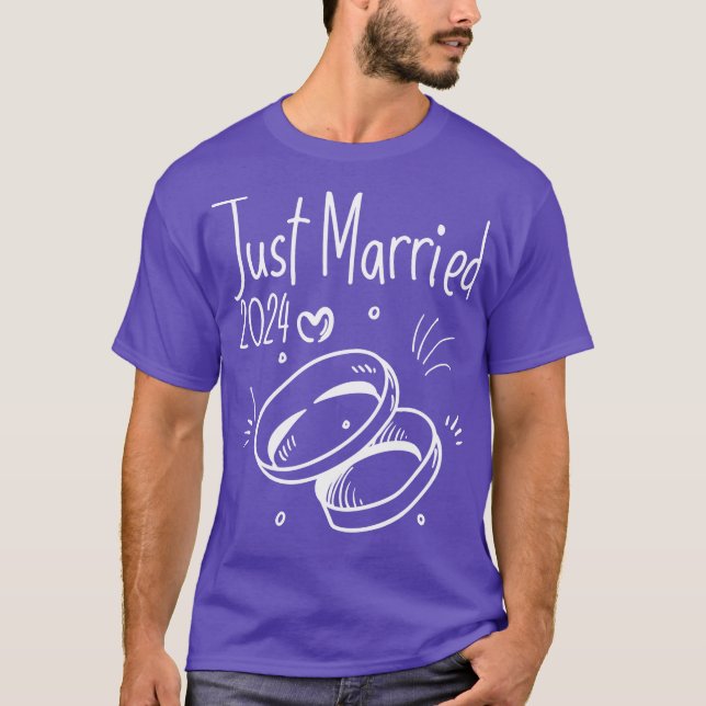 just married 2024 T-Shirt (Front)